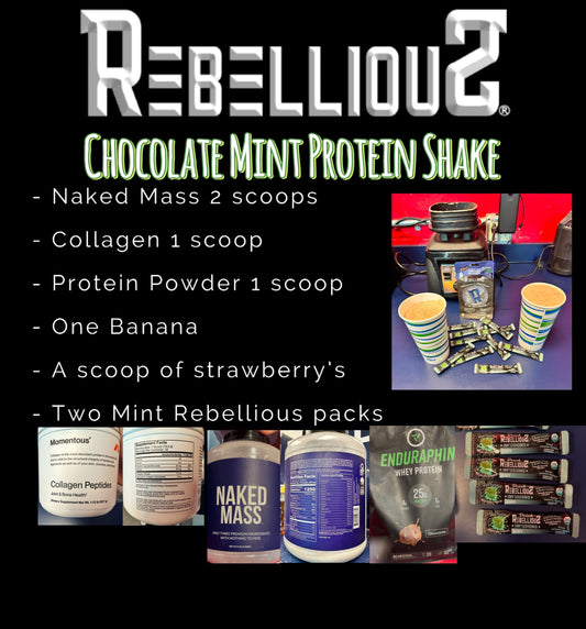 Chocolate Mint Protein Shake